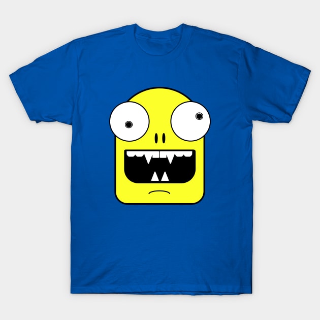 Monster 4 Yellow T-Shirt by LahayCreative2017